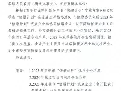 屢獲殊榮！國(guó)亨公司再次入選“倍增計(jì)劃”企業(yè)